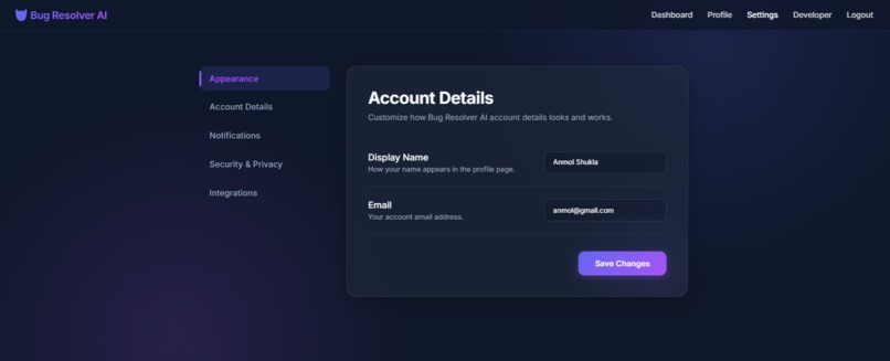 Bug Resolver AI Agent – screenshot 4