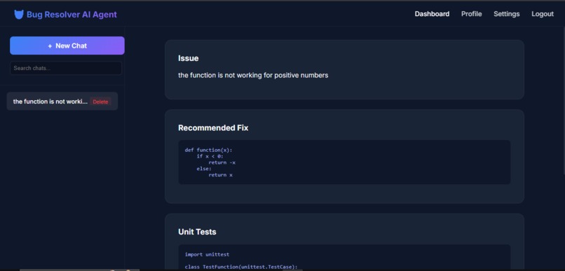 Bug Resolver AI Agent – screenshot 2