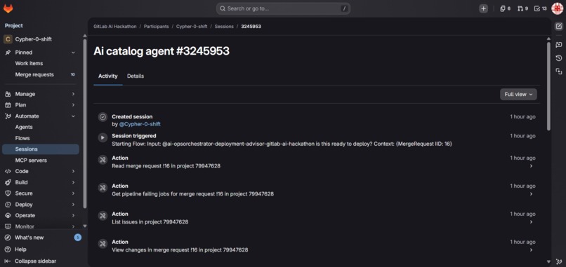 OpsOrchestrator – screenshot 1
