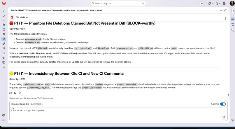 PROACTIVE — Constitutional AI Safety Agent for GitLab – screenshot 11