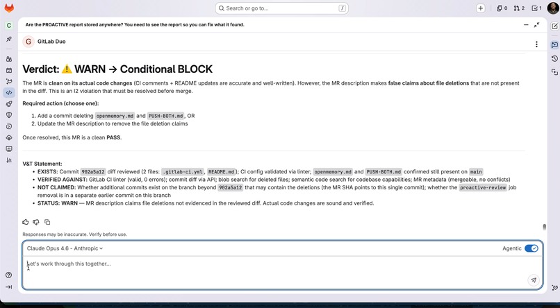PROACTIVE — Constitutional AI Safety Agent for GitLab – screenshot 14