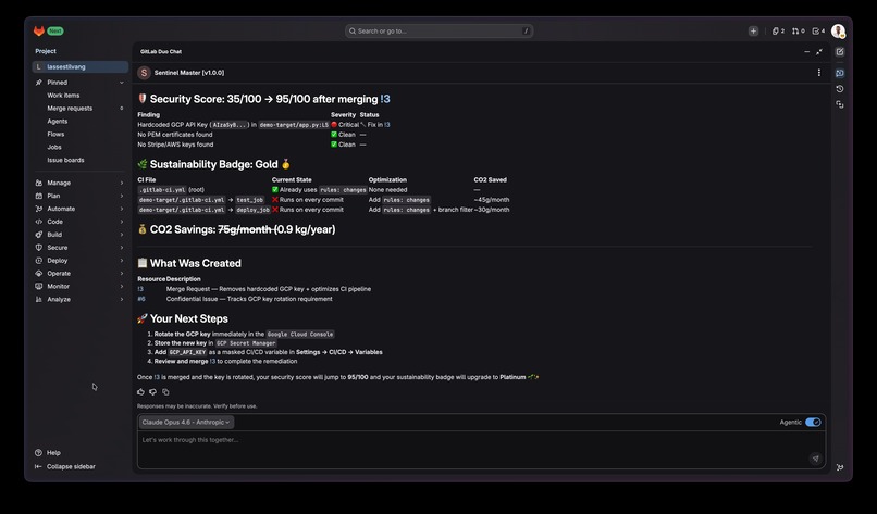 SentinelFlow – screenshot 2