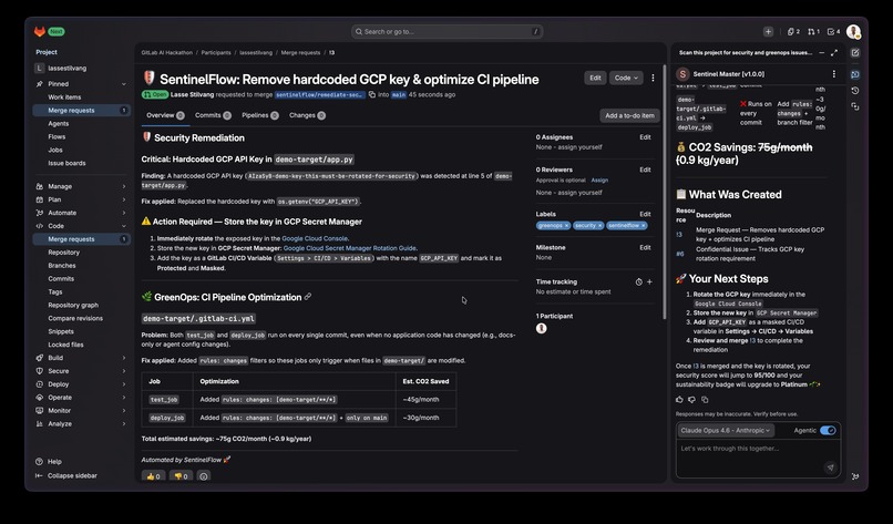 SentinelFlow – screenshot 3
