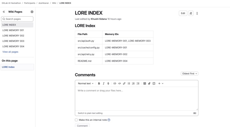 LORE - Living Organizational Record Engine – screenshot 15