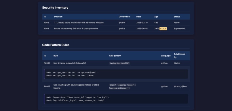 LORE - Living Organizational Record Engine – screenshot 20