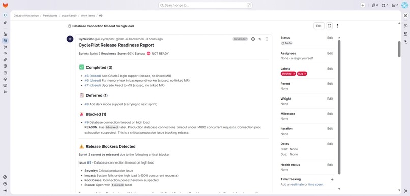 CyclePilot – screenshot 2
