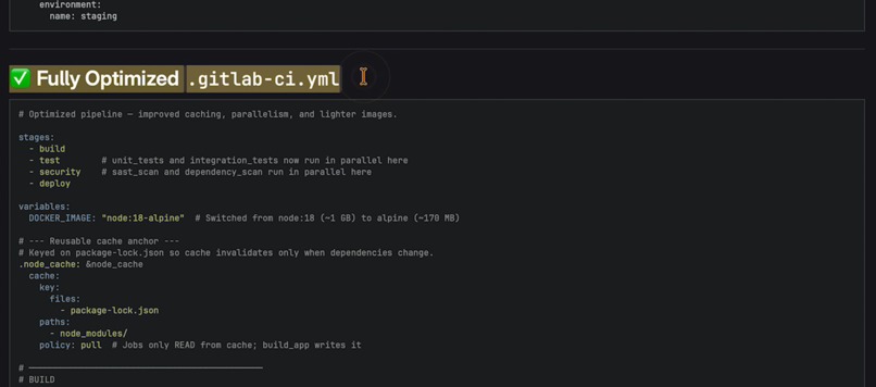 EcoOps Test Optimiser – screenshot 2