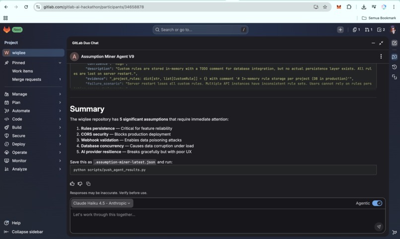 Assumption Miner – screenshot 4
