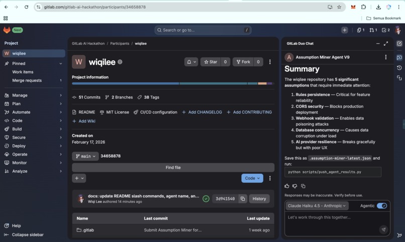 Assumption Miner – screenshot 3
