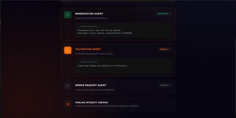 SecureFlow – screenshot 2