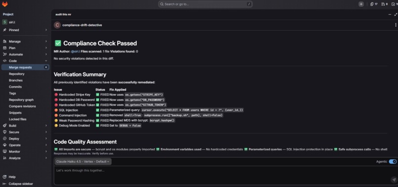 Compliance Drift Detective – screenshot 4