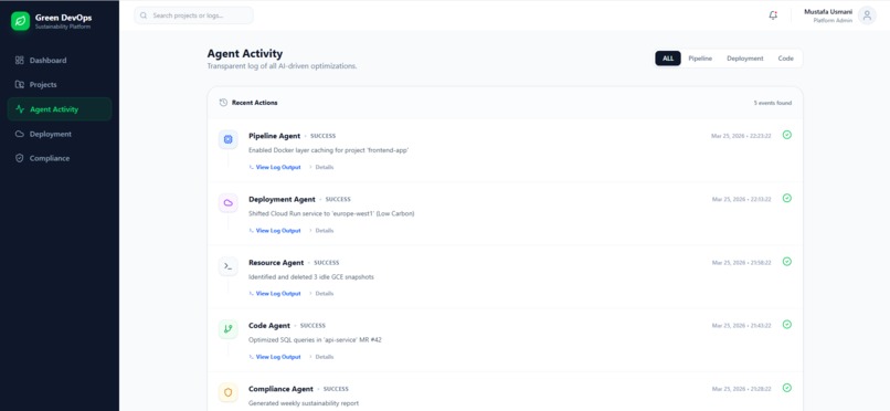 Green DevOps Agent – screenshot 5