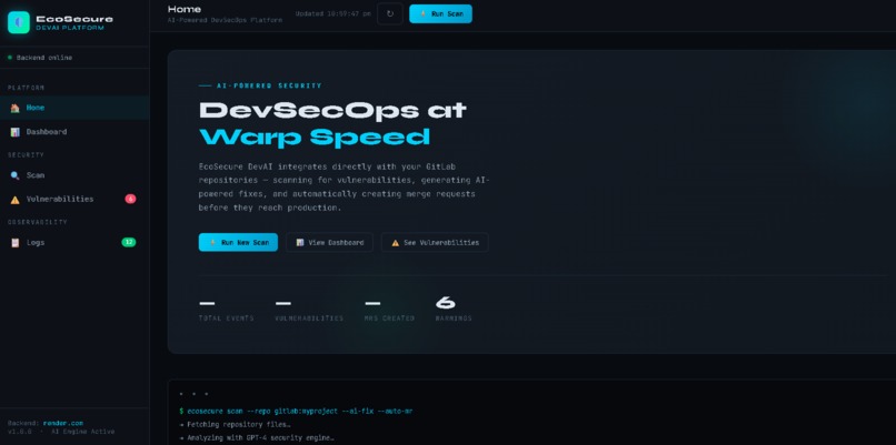  ecosecure-devai – screenshot 1