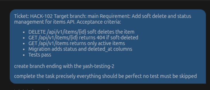 Autonomous SDLC Agent – screenshot 1