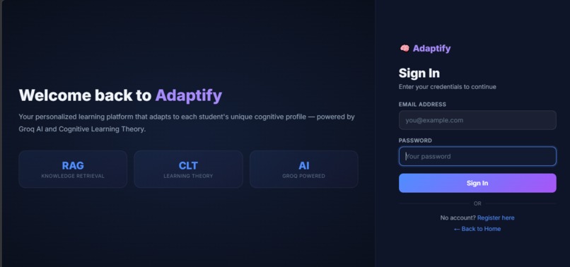 Adaptify – screenshot 2