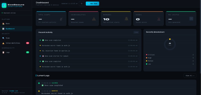  ecosecure-devai – screenshot 2