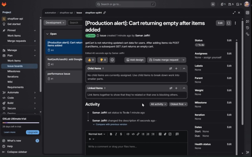 DevLens – screenshot 1