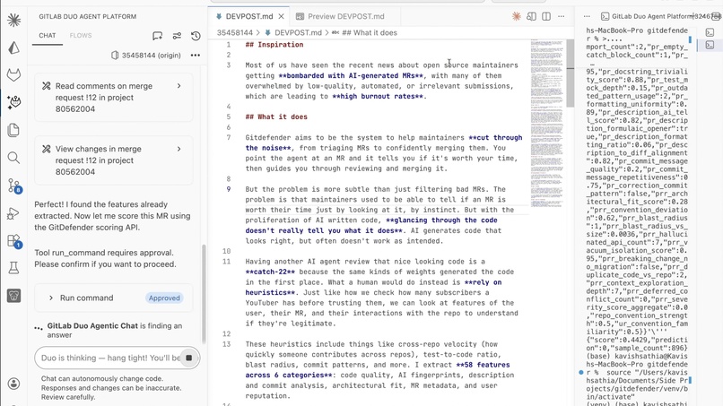 Gitdefender – screenshot 2