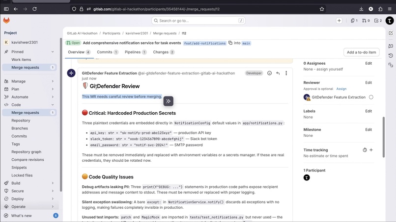 Gitdefender – screenshot 7