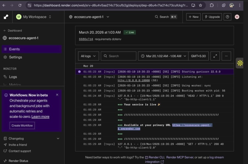 EcoSecure Agent – screenshot 3