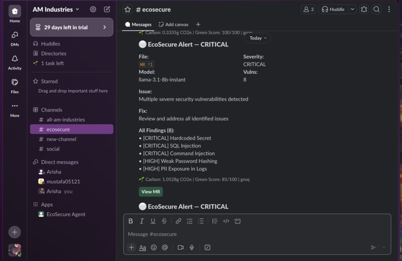 EcoSecure Agent – screenshot 5