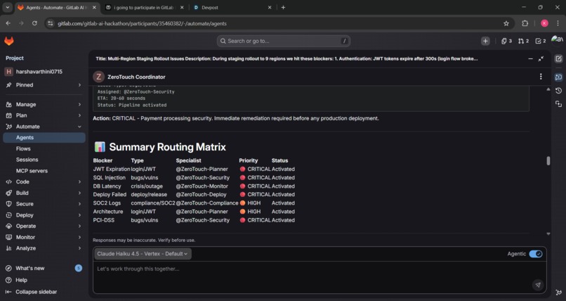 ZeroTouch DevSecOps Factory – screenshot 1