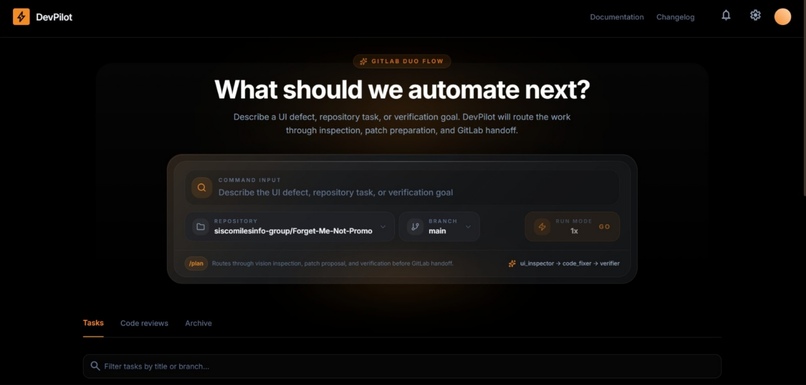 DevPilot — The GitLab UI-to-Code Agent – screenshot 3