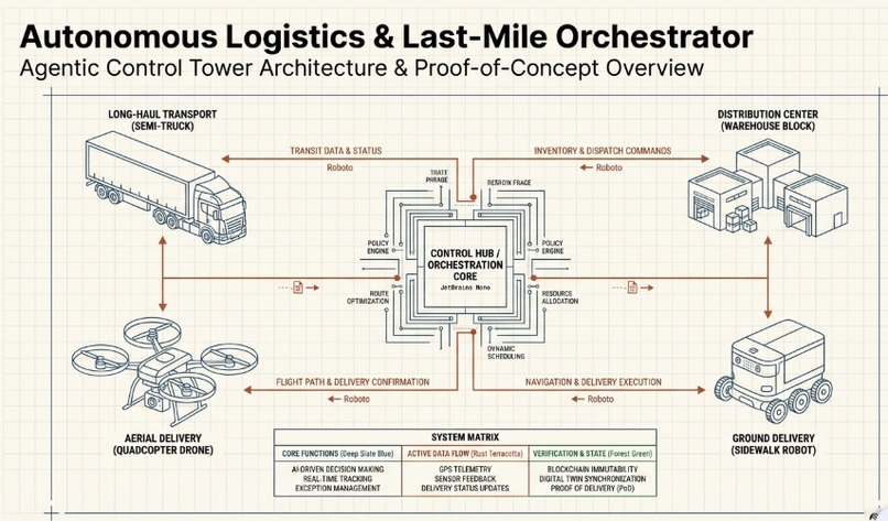 Auto Logistics Last-Mile Orchestrator – screenshot 1