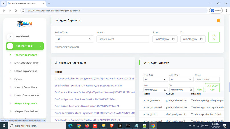 AI Teacher Agent – screenshot 2