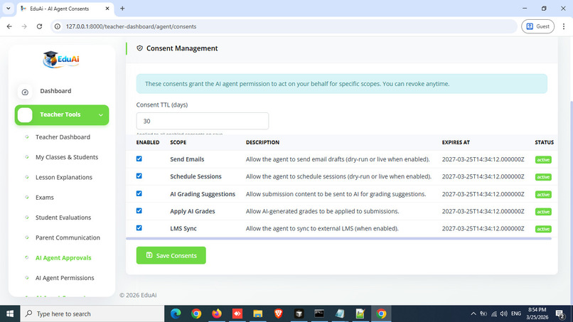 AI Teacher Agent – screenshot 4