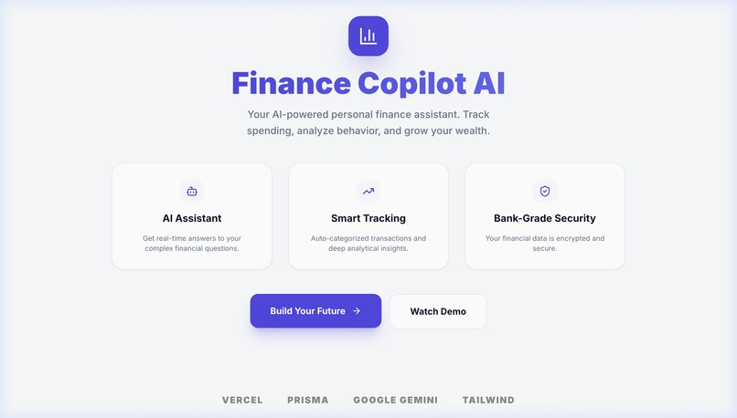 Finance Copilot AI – screenshot 1