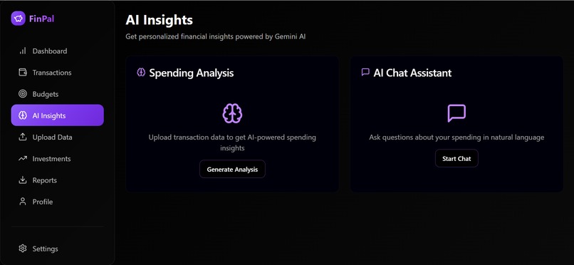 FinPal — AI UPI Expense Analyzer for Financial Literacy – screenshot 3