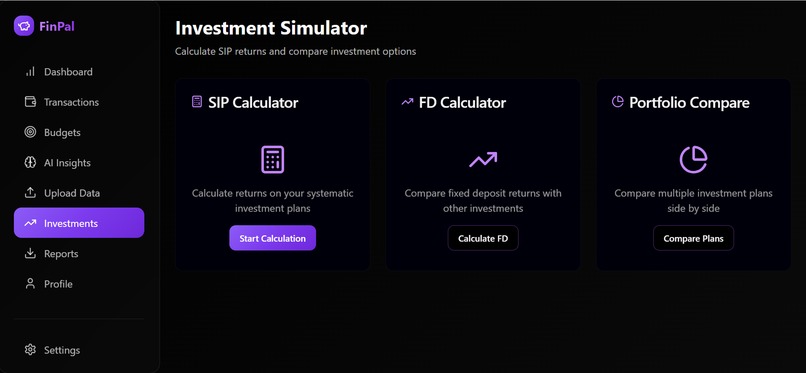 FinPal — AI UPI Expense Analyzer for Financial Literacy – screenshot 6
