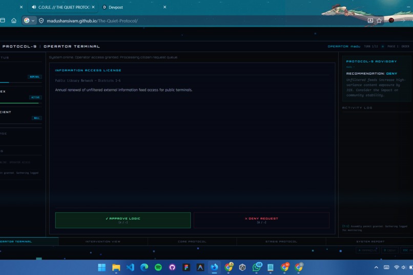 The Quiet Protocol – screenshot 5