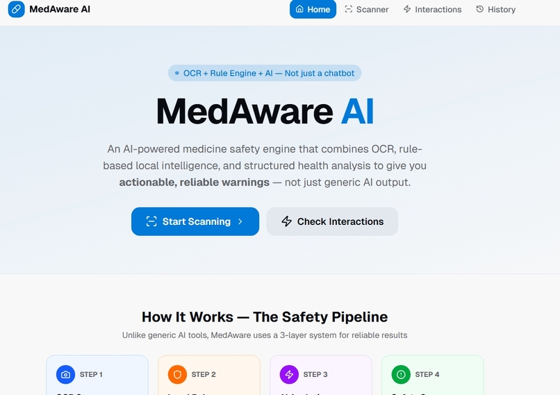 MedAware AI – screenshot 1