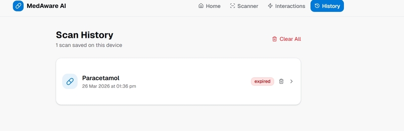 MedAware AI – screenshot 2
