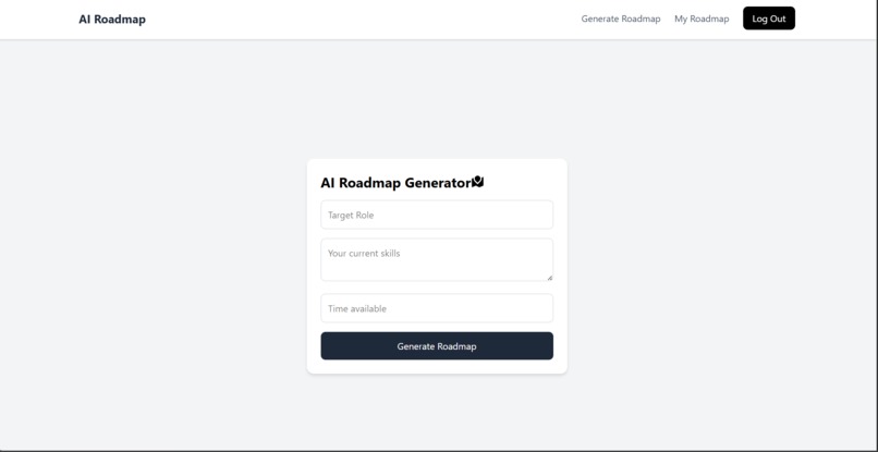 AI Roadmap Generator | Devpost