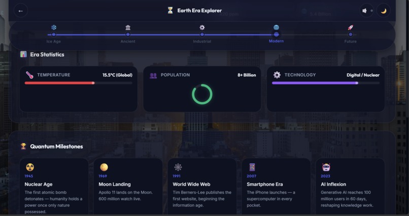 Journey Through Eras – Interactive Time Exploration – screenshot 2
