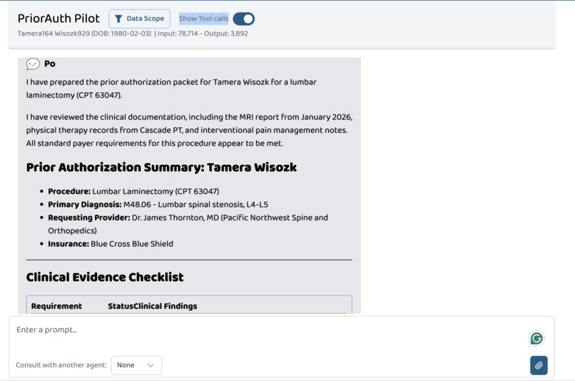 PriorAuth Pilot – screenshot 2