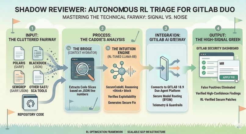 Shadow Reviewer: Autonomous RL Triage for GitLab Duo – screenshot 1