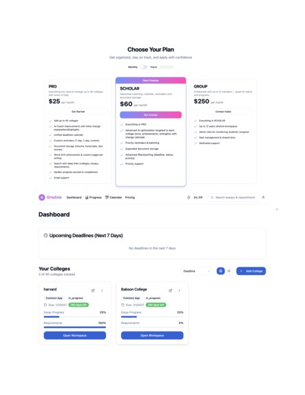Gradsie – screenshot 1
