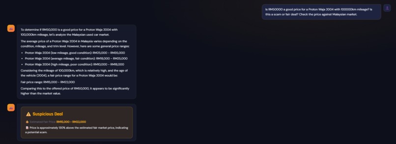 XCarBot AI: Smart Car Advisor & Scam Detector – screenshot 1