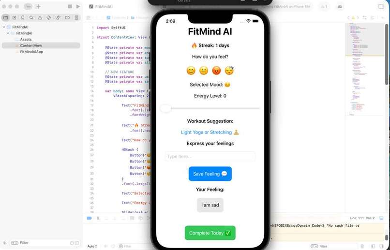 FITMIND AI – screenshot 1