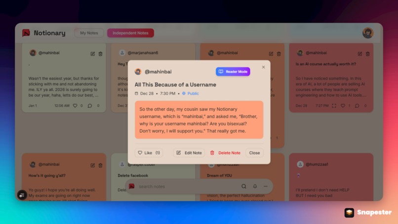Notionary – screenshot 3