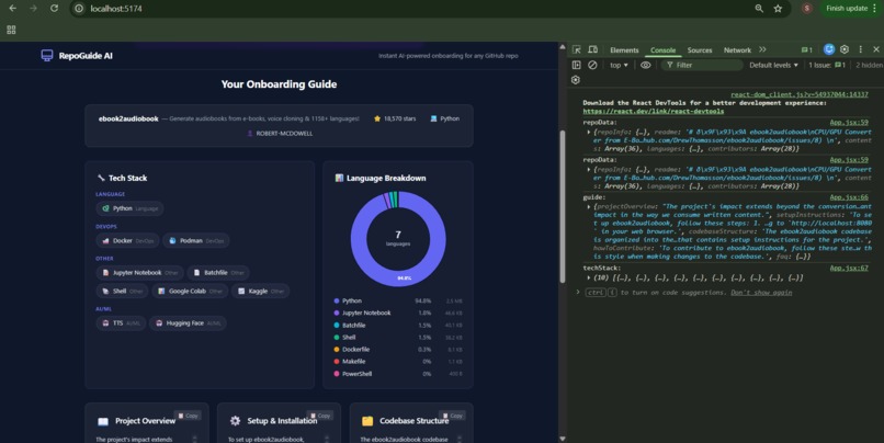 RepoGuide AI – screenshot 2