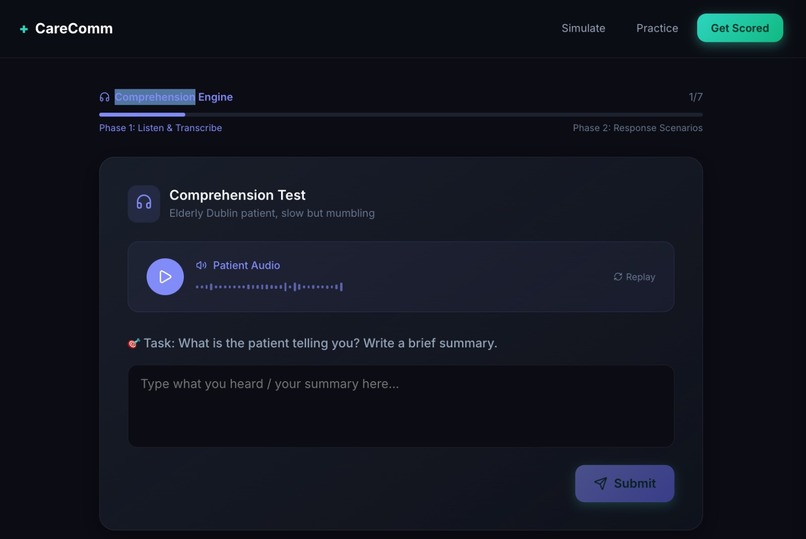CareComm – screenshot 2