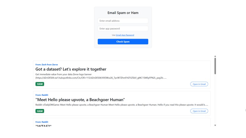 SpamGuard AI – screenshot 1
