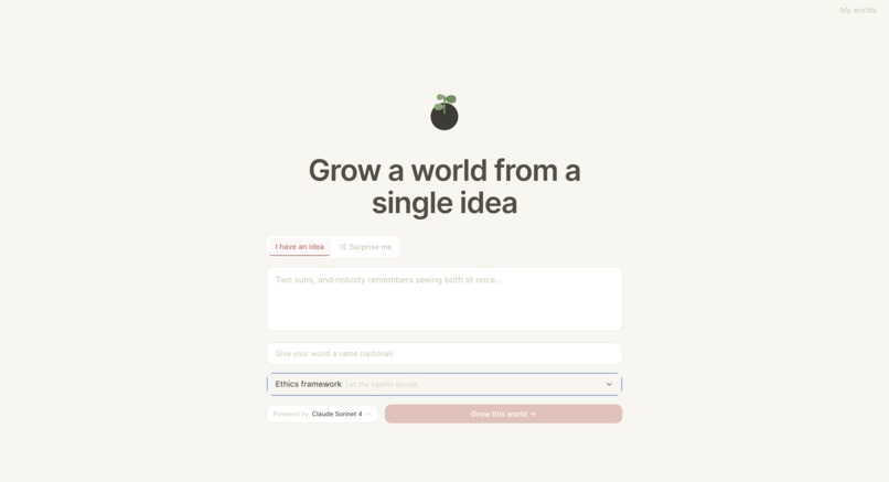 WorldSeed – screenshot 1