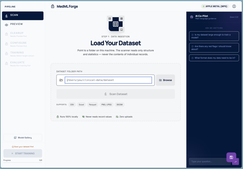 MedML – screenshot 1