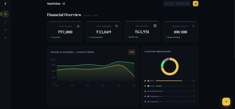Statorion AI-Smart Finance Assistant – screenshot 1